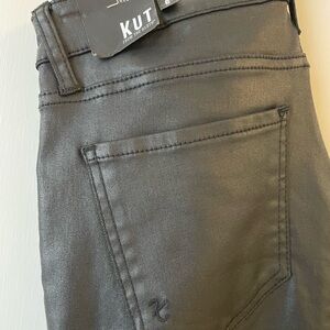 Kut from the Kloth Kelsey Coated Black Jean
